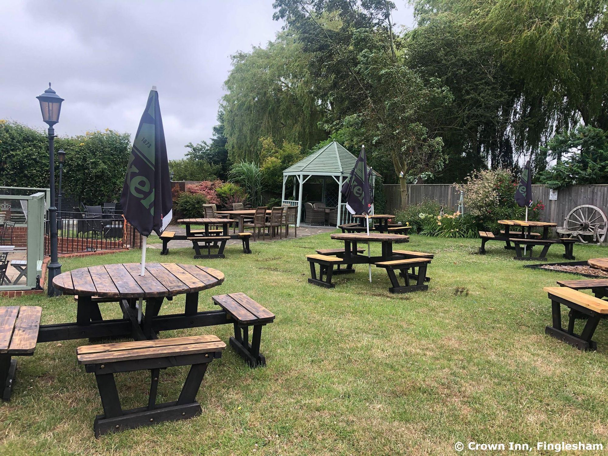 Crown Inn, Finglesham - Garden #1 © Crown Inn. (Pub, Garden). Published on 08-06-2021