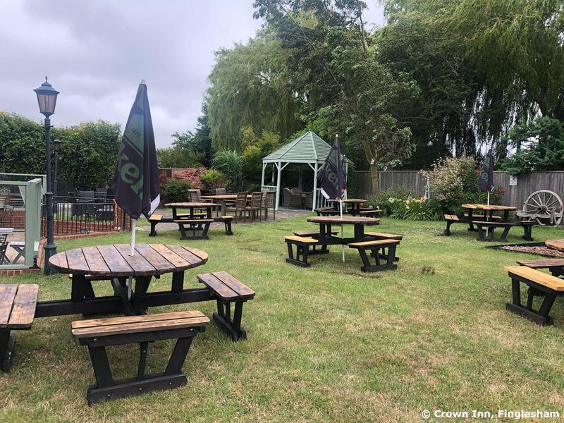 Crown Inn, Finglesham - Garden #1 © Crown Inn. (Pub, Garden). Published on 08-06-2021 