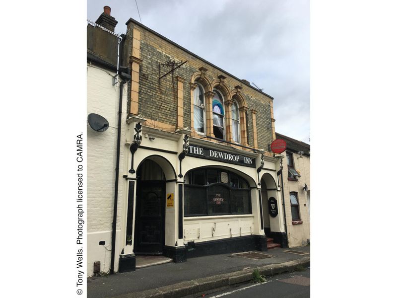 Dew Drop Inn, Dover - External © Tony Wells.. (Pub, External, Key). Published on 14-05-2024