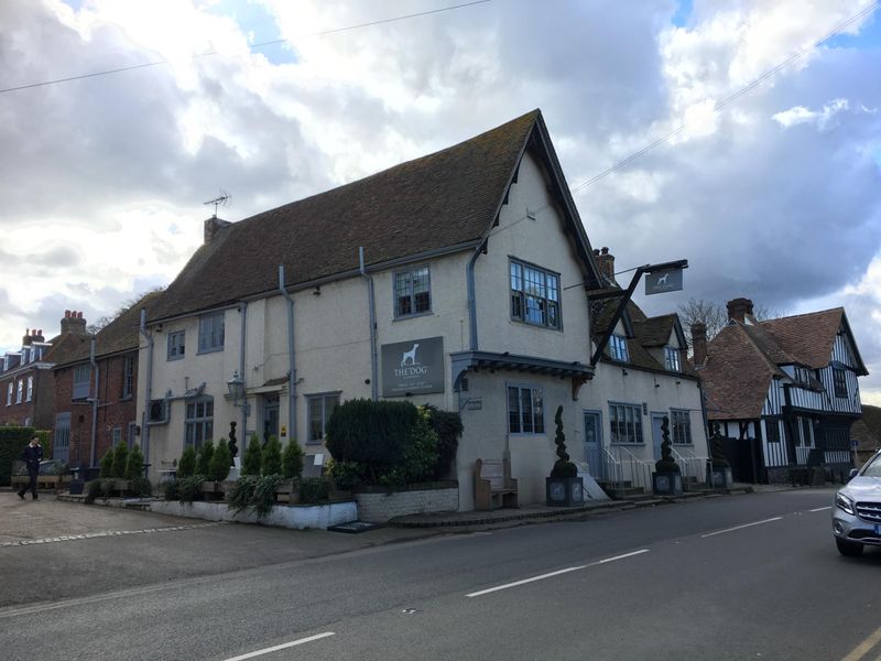 Dog Inn, Wingham - External © Tony Wells. (Pub, External, Key). Published on 12-06-2019