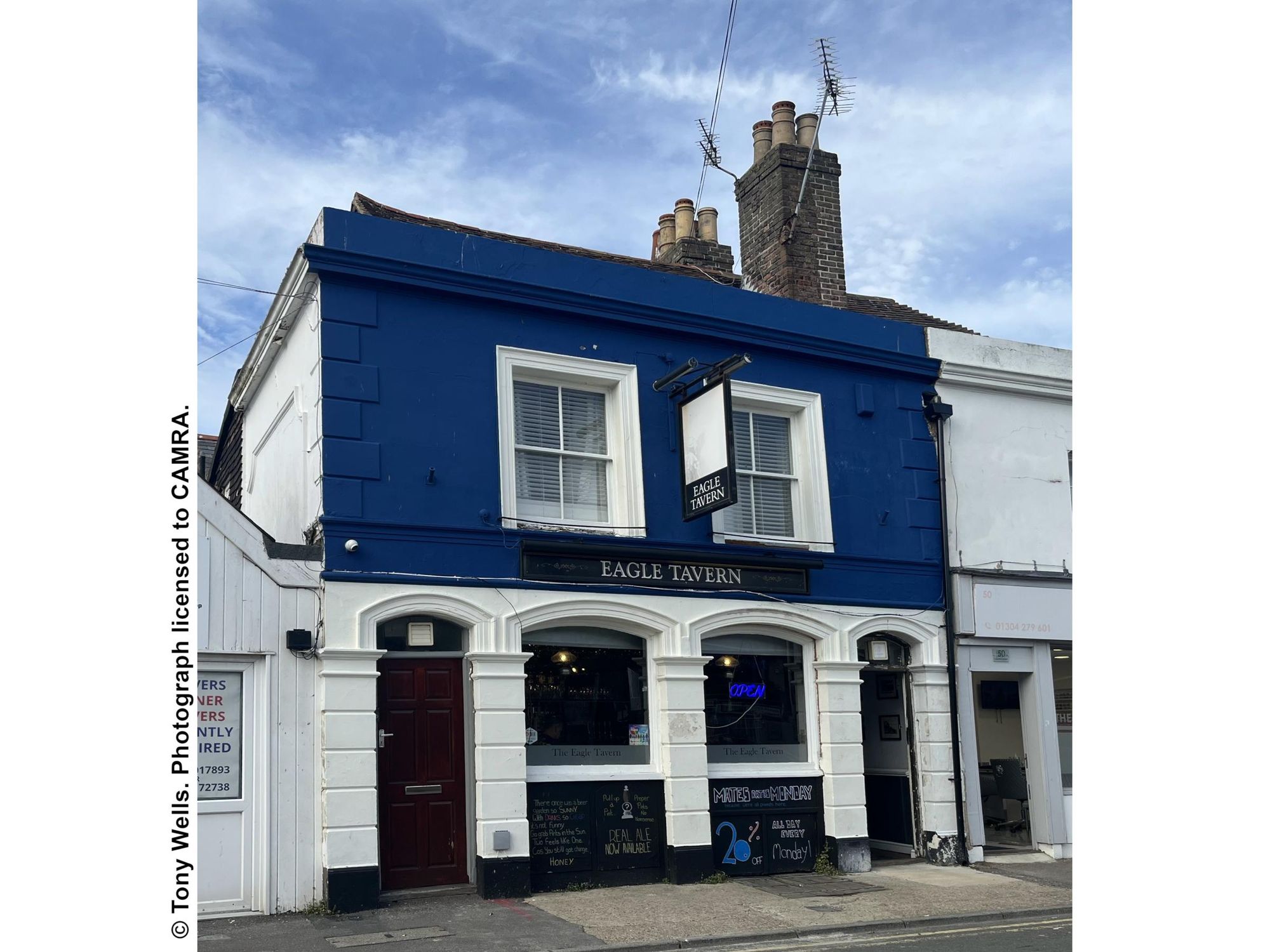 Eagle Tavern, Deal - External © Tony Wells. (Pub, External, Key). Published on 06-05-2026