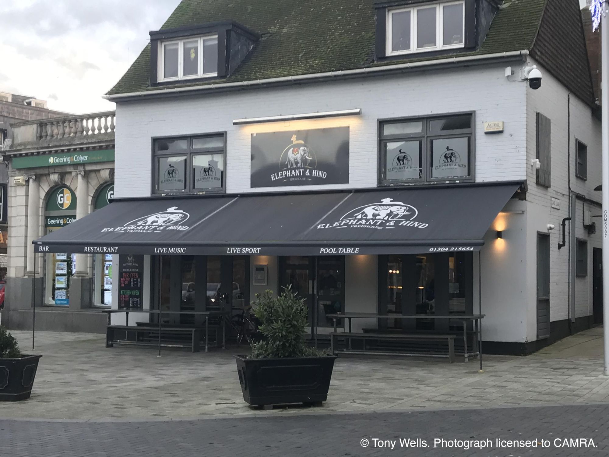 Elephant & Hind, Dover - External © Tony Wells.. (Pub, External, Key). Published on 13-05-2024