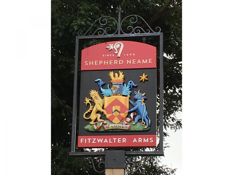 Fitzwalter Arms, Goodnestone - Sign © Tony Wells.. (Pub, Sign). Published on 12-06-2019 