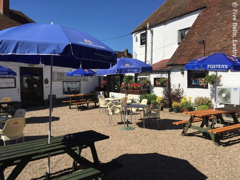 Five Bells, Eastry - Patio © Five Bells. (Pub, Garden). Published on 06-02-2022