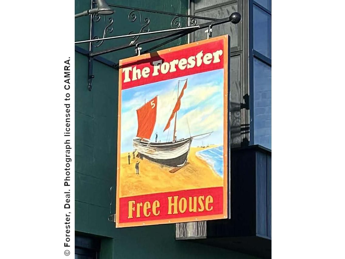 Forester, Deal - Bar © Forester, Deal. (Pub, Sign). Published on 13-01-2026