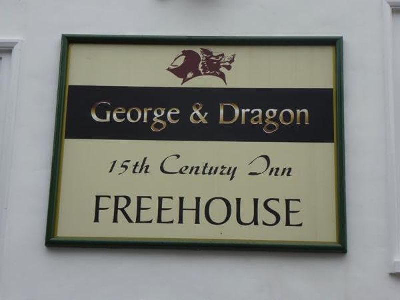 George & Dragon, Sandwich - Sign #1 © Tony Wells. (Pub, Sign). Published on 01-09-2015 