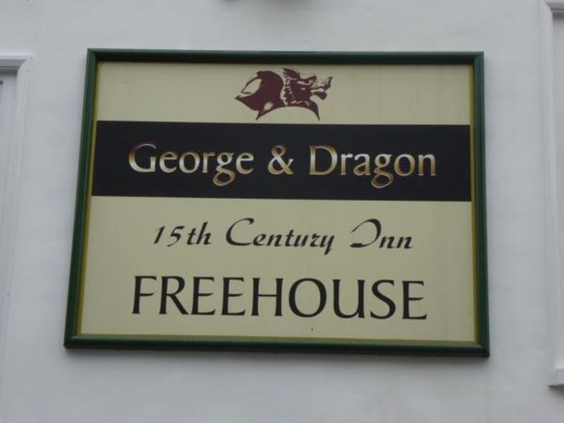 George & Dragon, Sandwich - Sign #1 © Tony Wells. (Pub, Sign). Published on 01-09-2015