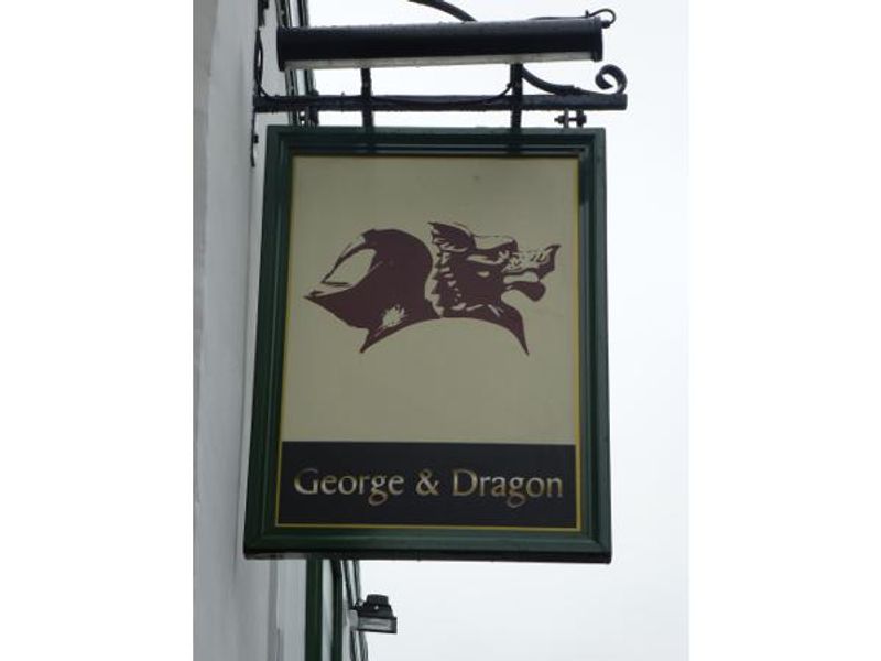 George & Dragon, Sandwich - Sign #2 © Tony Wells. (Pub, Sign). Published on 01-09-2015 
