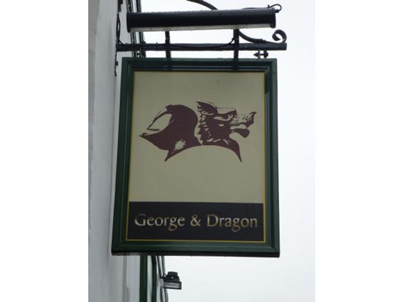 George & Dragon, Sandwich - Sign #2 © Tony Wells. (Pub, Sign). Published on 01-09-2015