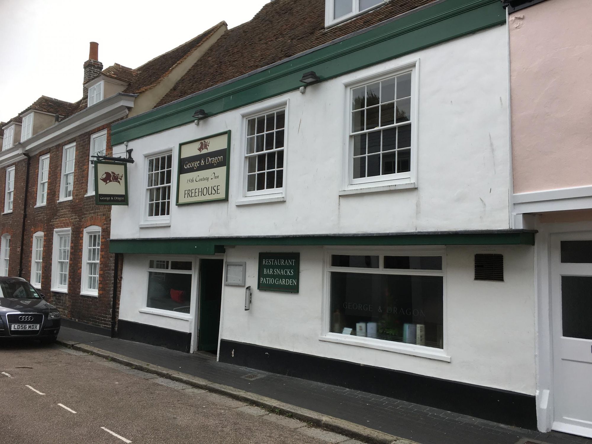 George & Dragon, Sandwich - External #2 © Tony Wells. (Pub, External). Published on 23-06-2019