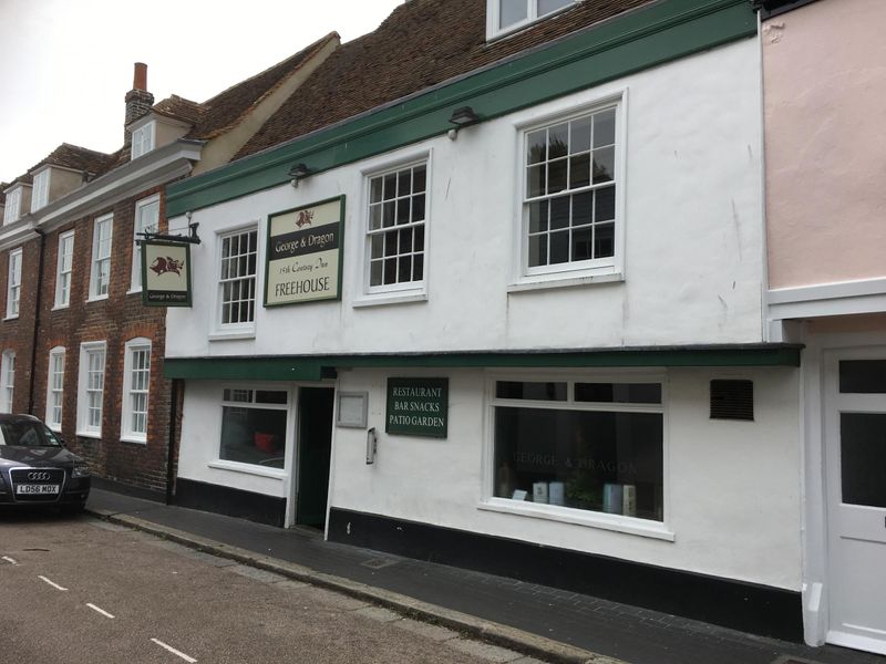 George & Dragon, Sandwich - External #2 © Tony Wells. (Pub, External). Published on 23-06-2019 