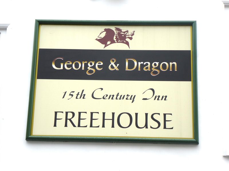 George & Dragon, Sandwich - Sign © Tony Wells.. (Pub, Sign). Published on 12-02-2024