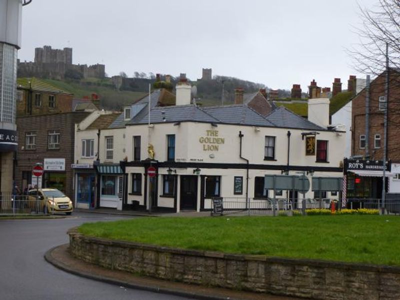 Golden Lion, Dover - External © Tony Wells. (Pub, External, Key). Published on 06-02-2016
