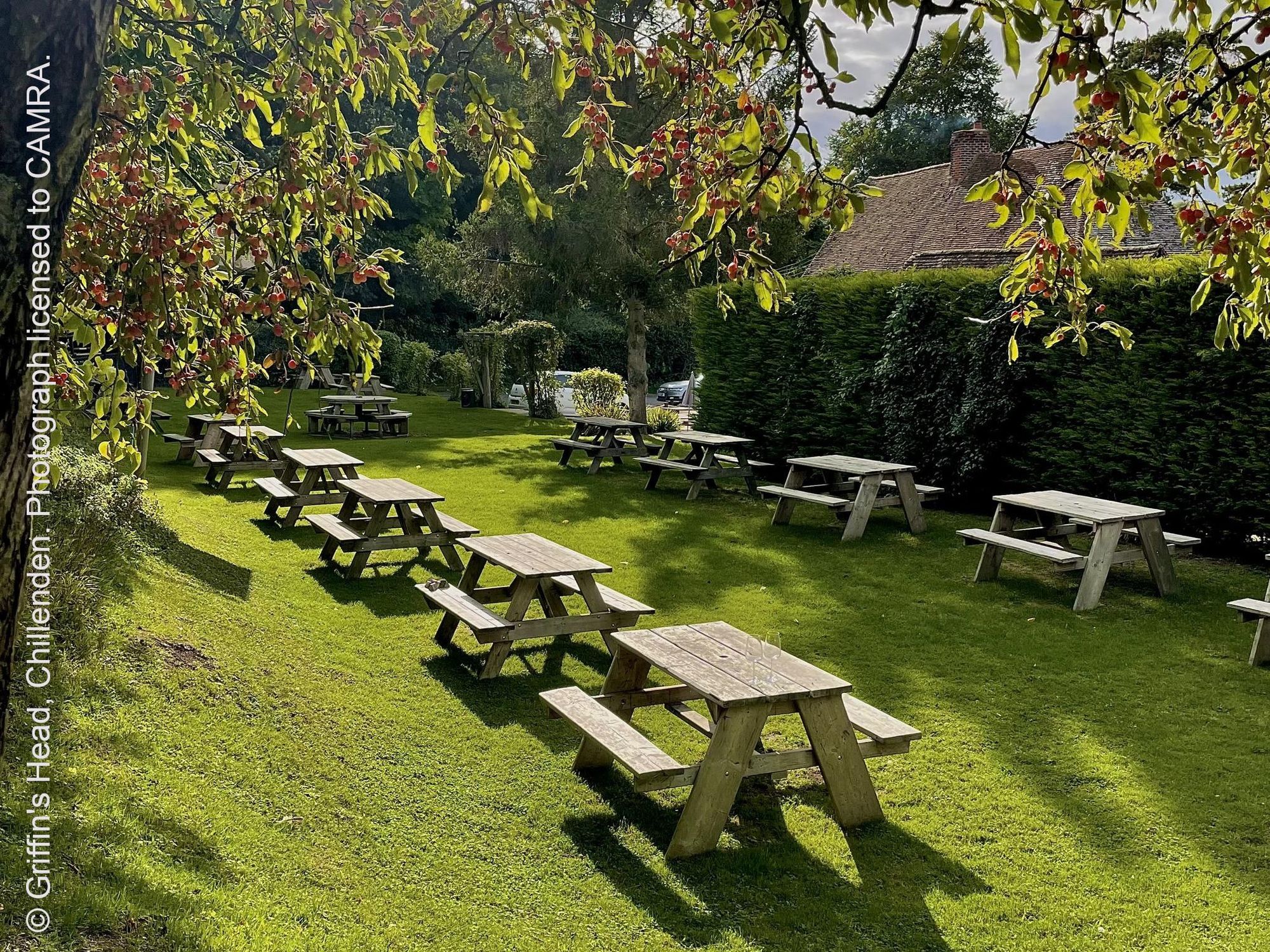 Griffins Head, Chillenden - Garden © Griffin's Head, Chillenden. (Pub, Garden). Published on 01-06-2025