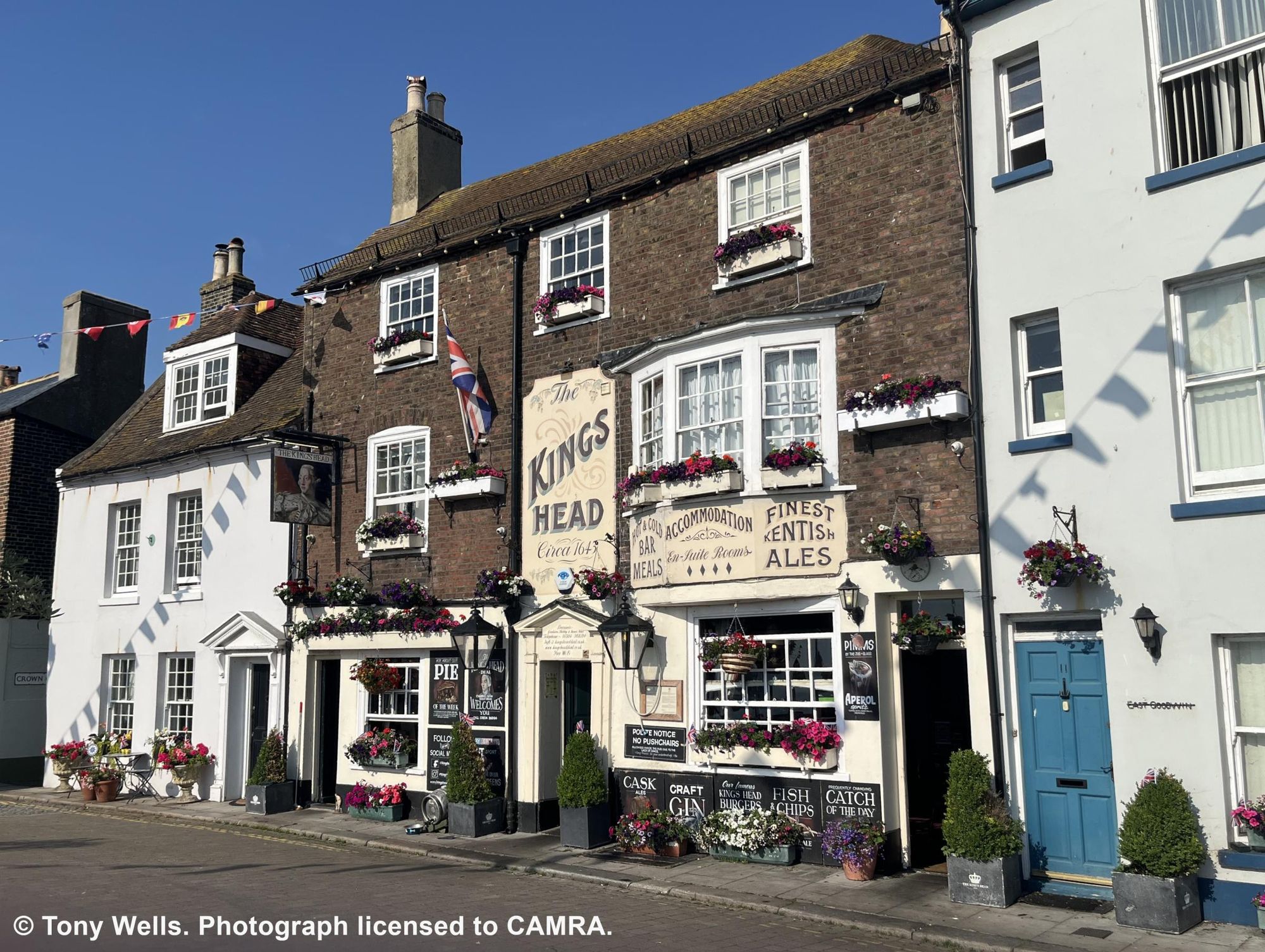 King's Head, Deal - External © Tony Wells. (Pub, External, Key). Published on 28-06-2026