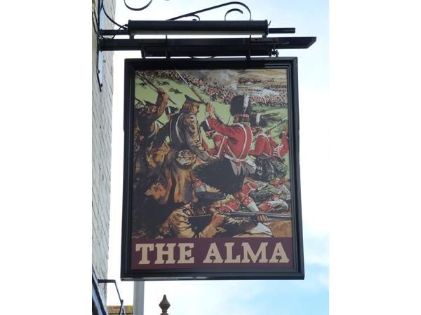 Alma, Deal - Sign © Tony Wells. (Pub, Sign). Published on 29-03-2015