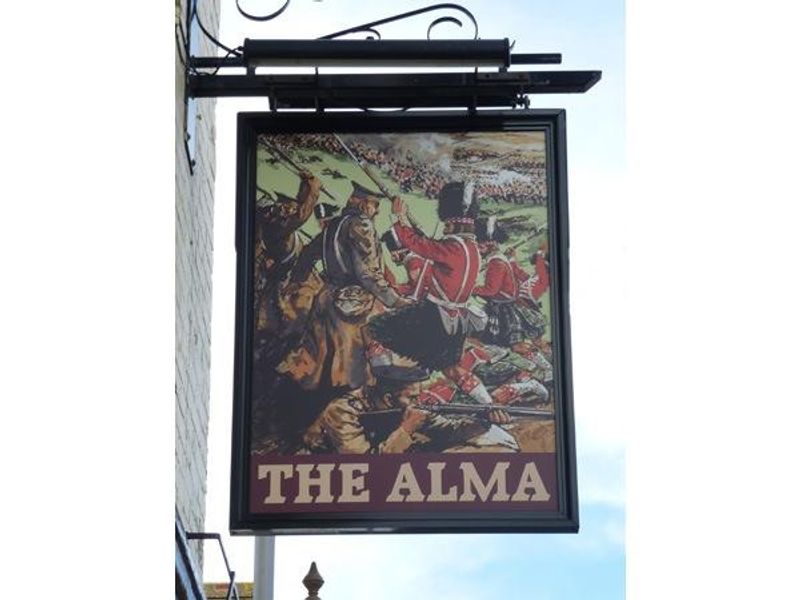 Alma, Deal - Sign © Tony Wells. (Pub, Sign). Published on 29-03-2015
