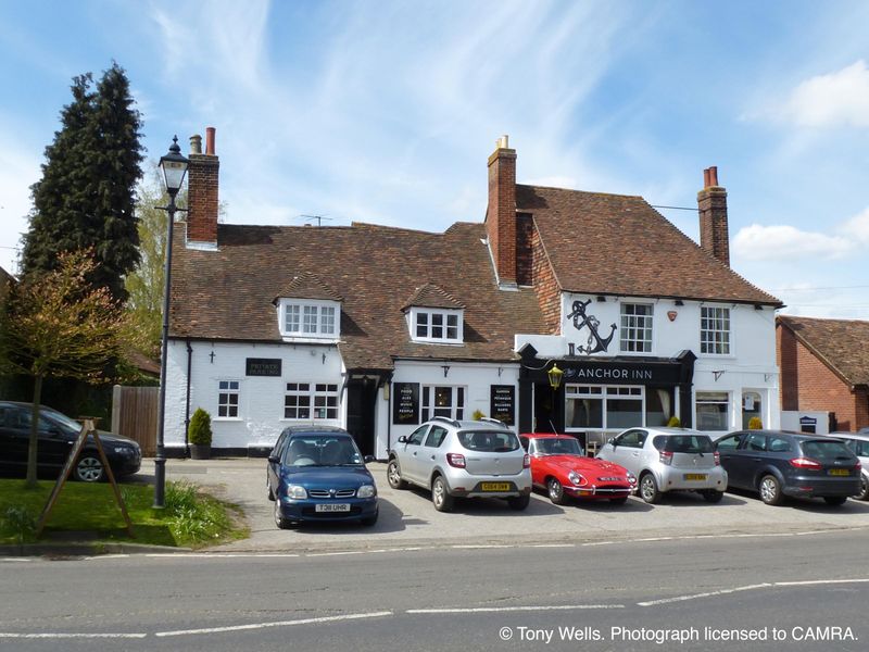 Anchor Inn, Wingham - External © Tony Wells. (Pub, External, Key). Published on 25-05-2024