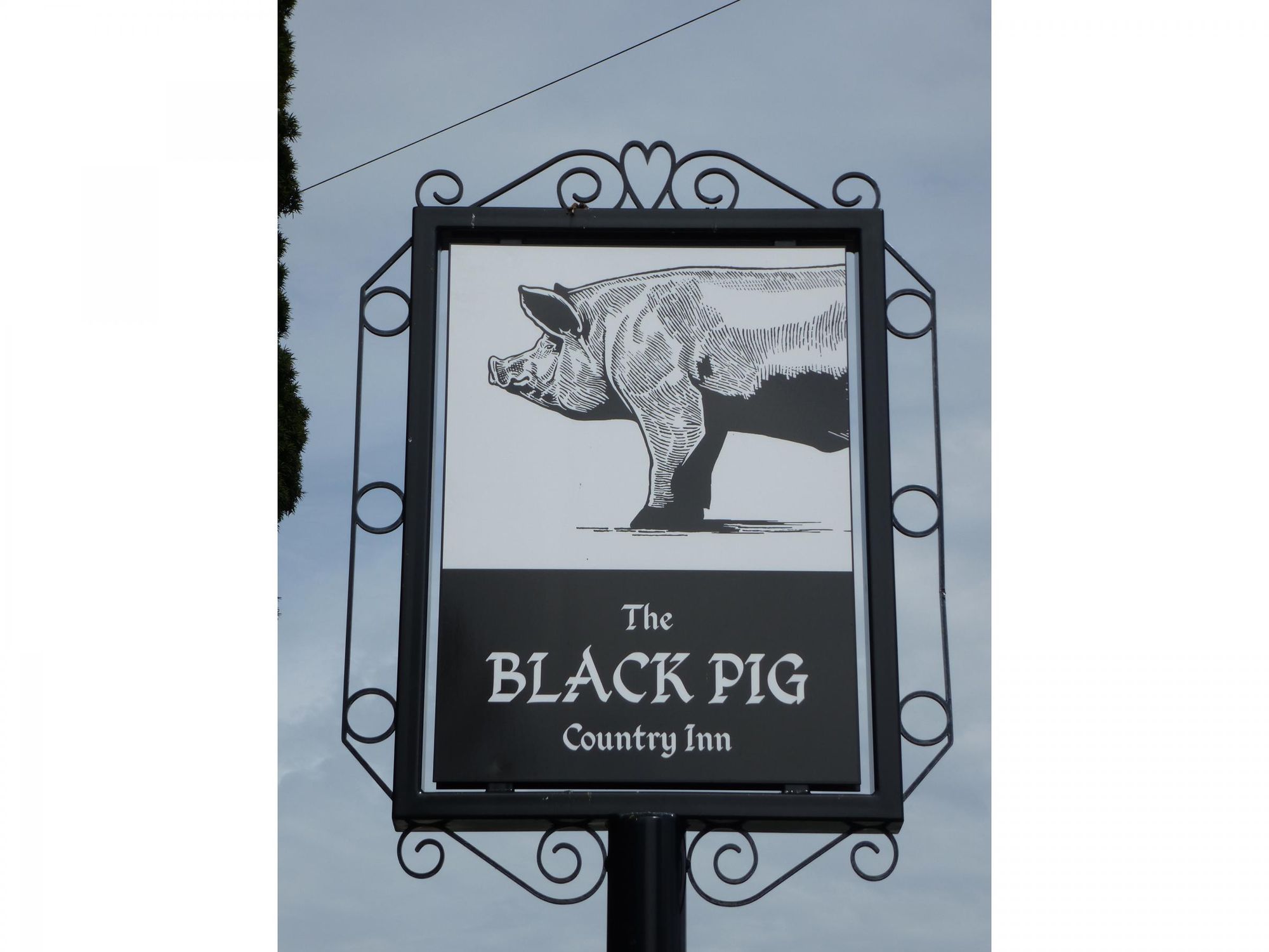 Black Pig, Staple - Sign © Tony Wells. (Pub, Sign). Published on 07-04-2018