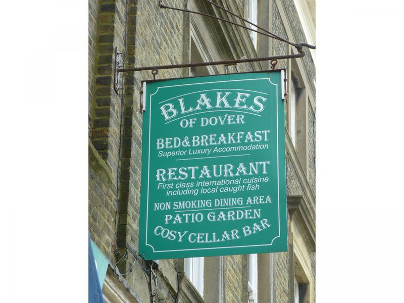Blakes of Dover, Dover - Sign © Tony Wells. (Pub, Sign). Published on 06-05-2018