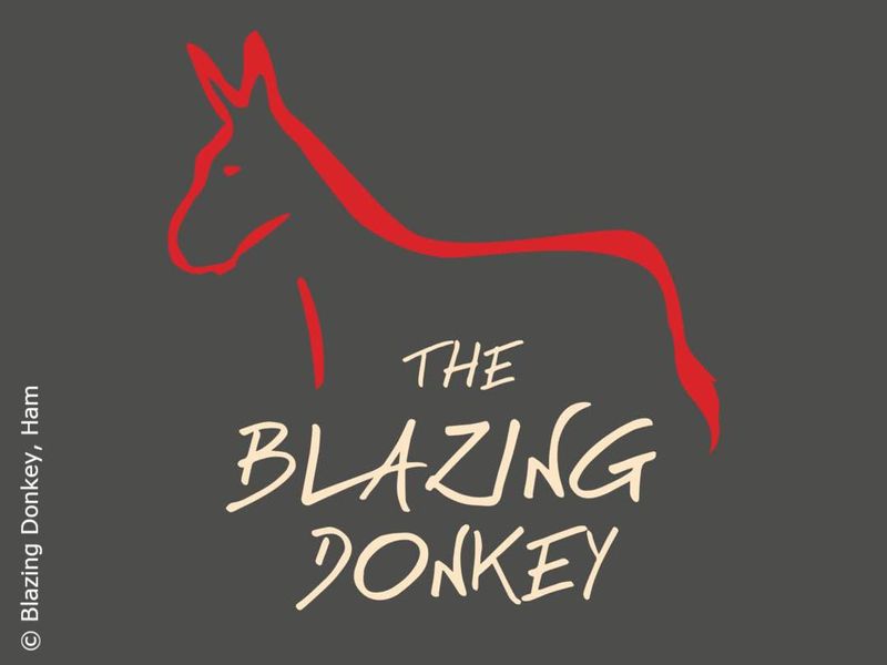 Blazing Donkey, Ham - Sign © Blazing Donkey. (Pub, Sign). Published on 31-10-2021