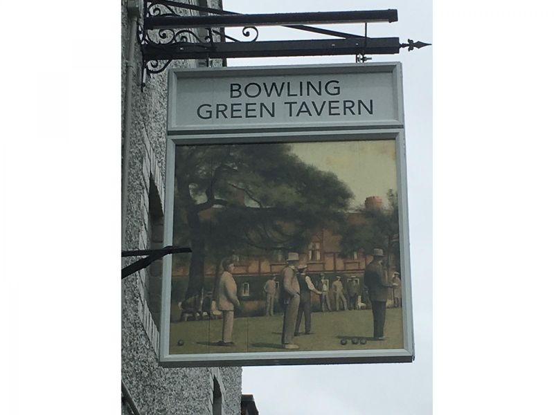 Bowling Green Tavern, Deal - Sign © Tony Wells. (Pub, Sign). Published on 12-06-2019