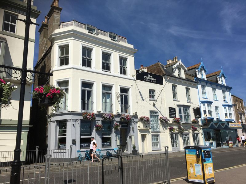 Clarendon Hotel, Deal - External #1 © Tony Wells. (Pub, External, Key). Published on 23-06-2019