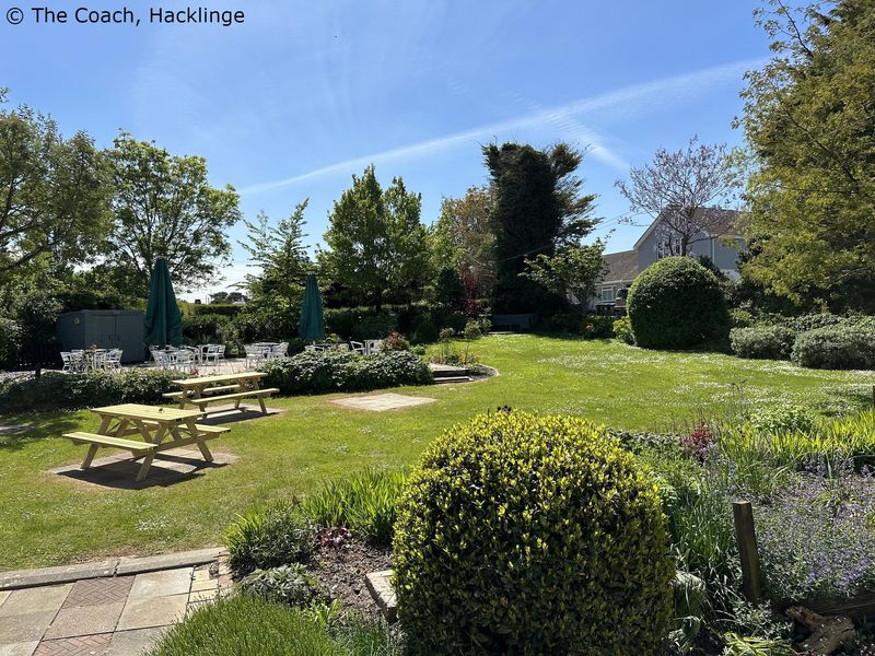 20230525 The Coach, Hacklinge - Garden © The Coach. (Pub, Garden). Published on 25-05-2023 
