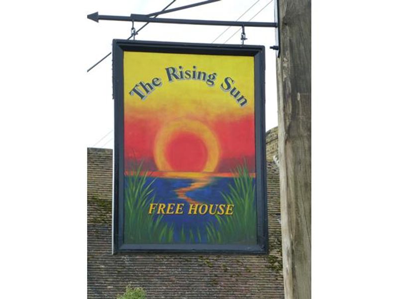 Rising Sun, Stourmouth - Sign #1 © Tony Wells. (Pub, Sign). Published on 25-03-2015