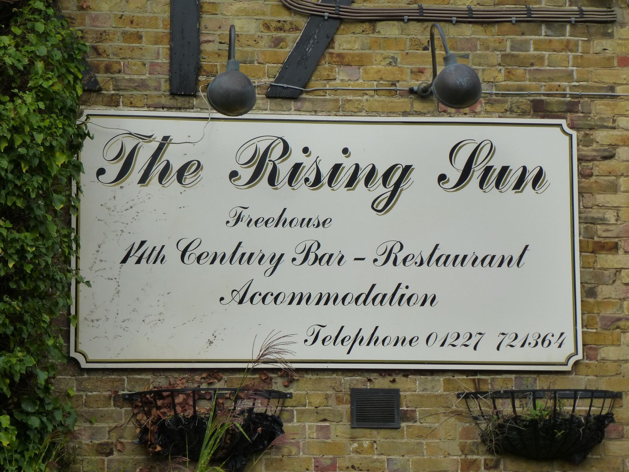 Rising Sun, Stourmouth - Sign #2 © Tony Wells. (Pub, Sign). Published on 07-12-2021