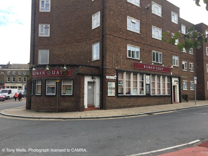 Roman Quay, Dover - External © Tony Wells.. (Pub, External, Key). Published on 20-05-2024