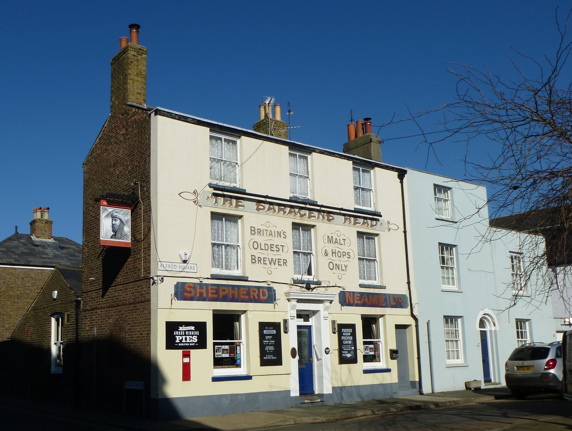 Saracen's Head, Deal - External © Tony Wells. (Pub, External, Key). Published on 20-07-2019