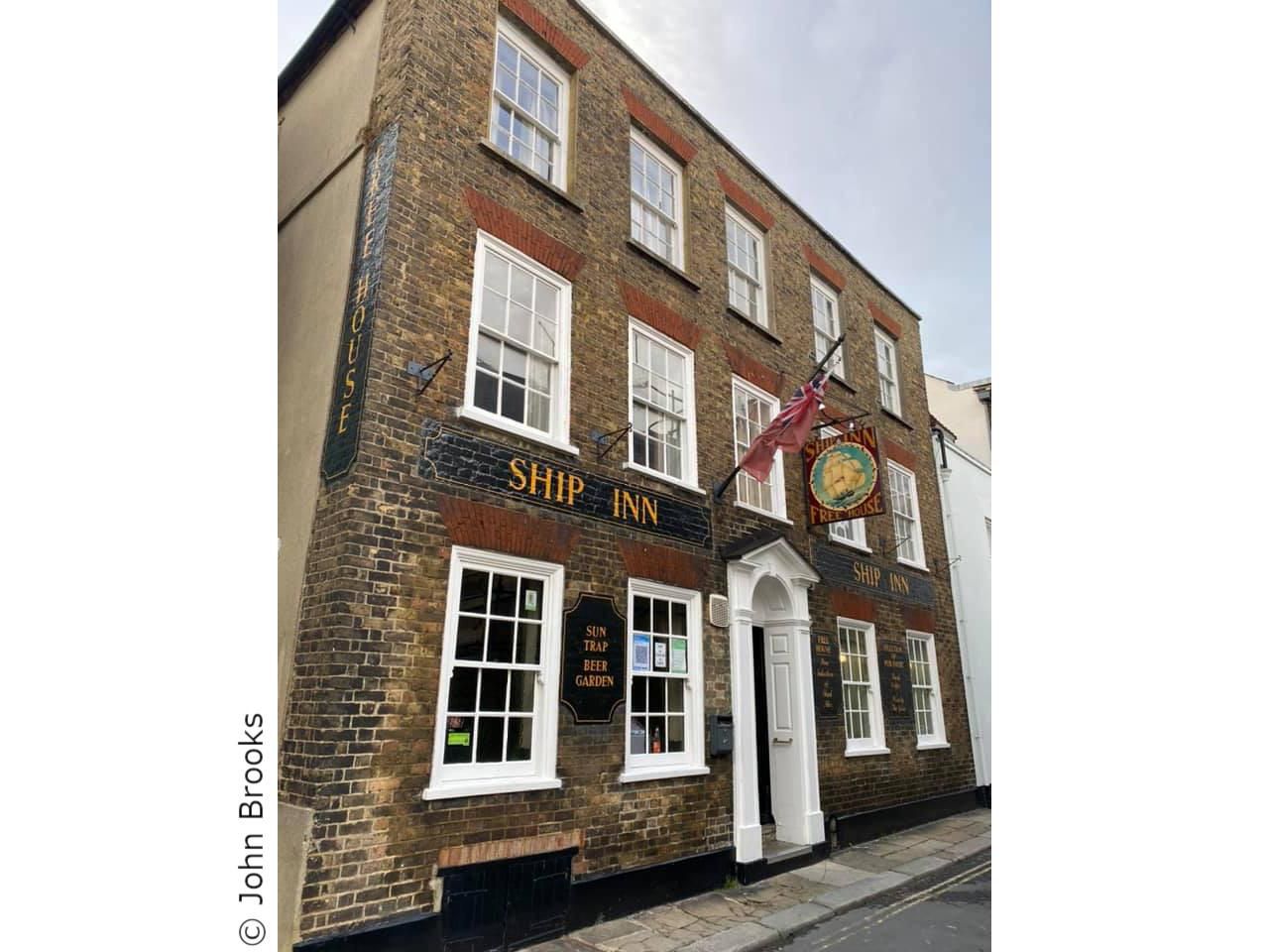Ship Inn, Deal - External © John Brooks. (Pub, External, Key). Published on 03-10-2021