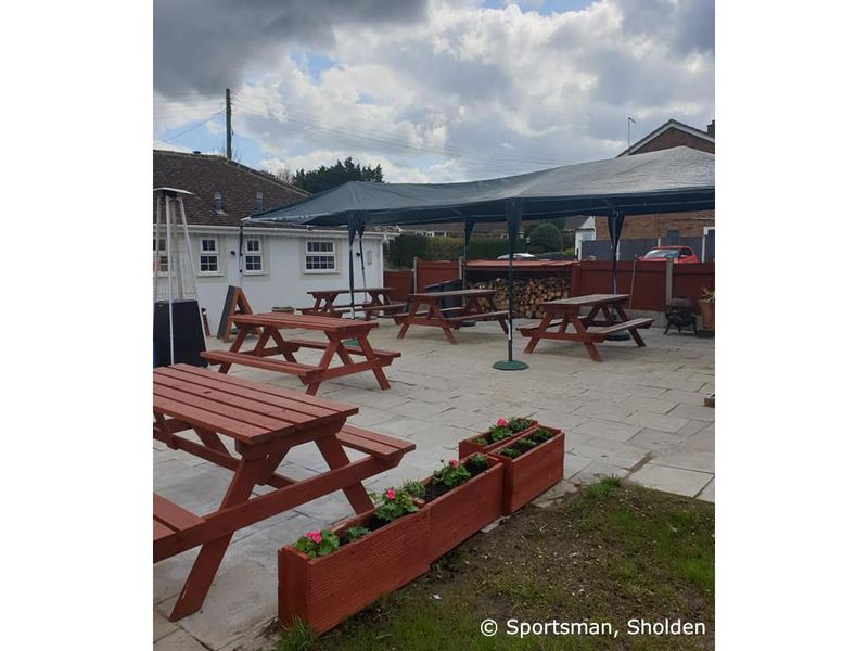 Sportsman, Sholden - Garden #2 © Sportsman. (Pub, Garden). Published on 11-05-2021
