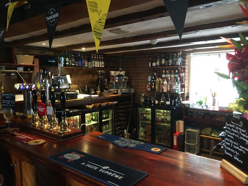 St Crispin Inn, Worth - Bar © Tony Wells. (Pub, Bar). Published on 03-05-2022 