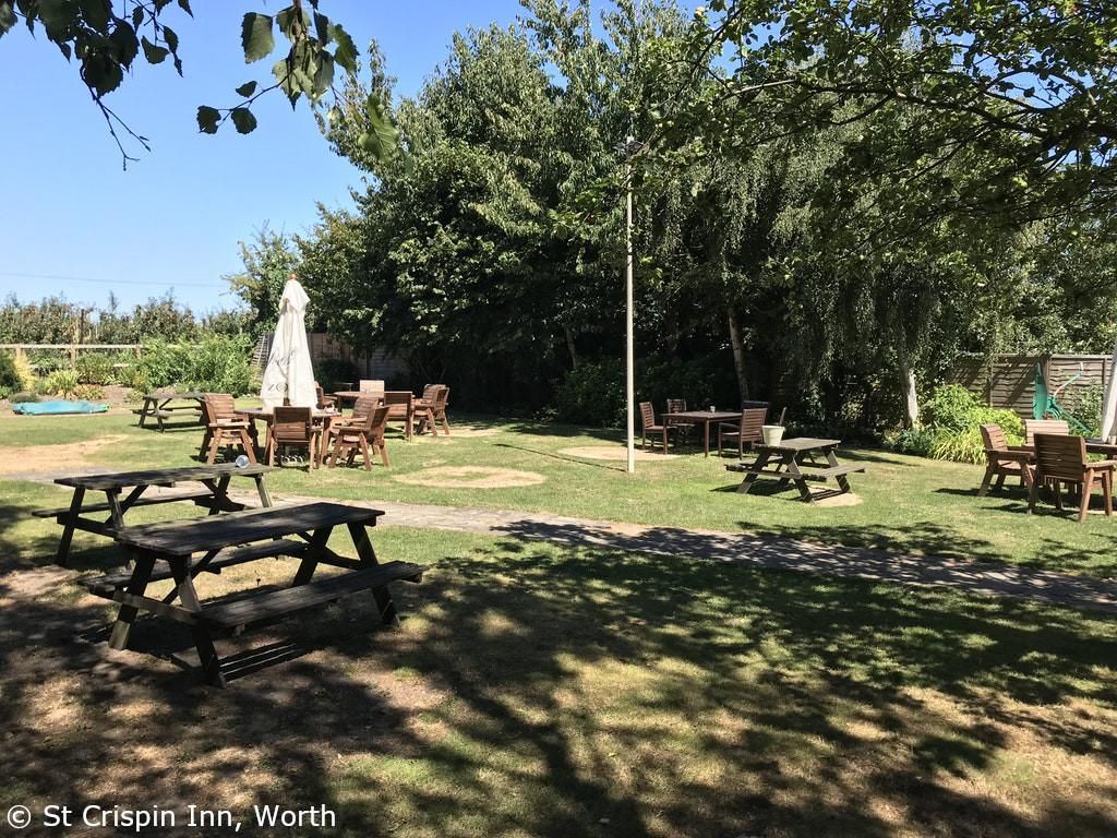 St Crispin Inn, Worth - Garden #1 © St Crispin Inn. (Pub, Garden). Published on 03-05-2022