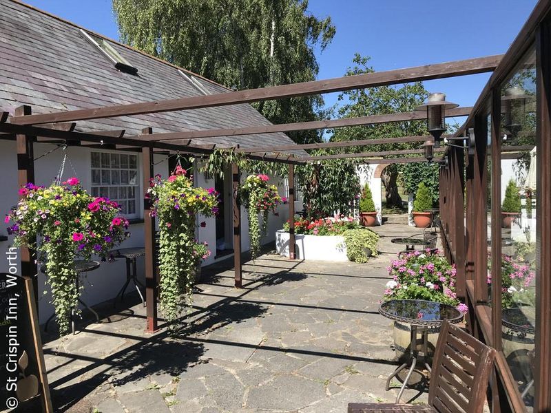 St Crispin Inn, Worth - Garden #2 © St Crispin Inn. (Pub, Garden). Published on 03-05-2022 
