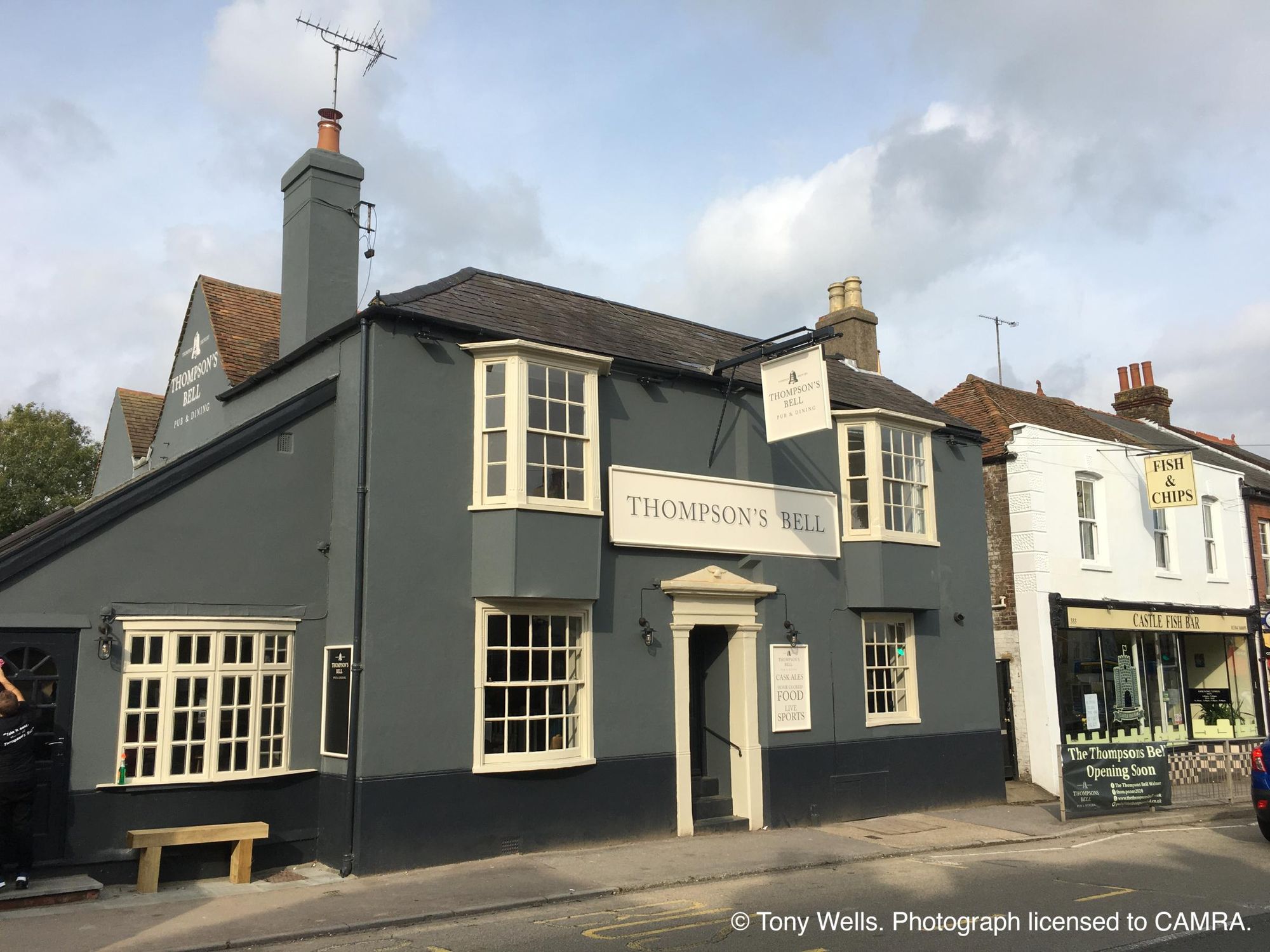 Thompson's Bell, Walmer - External #1 © Tony Wells.. (Pub, External, Key). Published on 16-05-2024