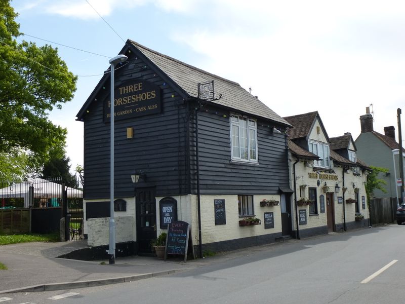 Three Horseshoes, Great Mongeham - External #2 © Tony Wells. (Pub, External). Published on 20-05-2013