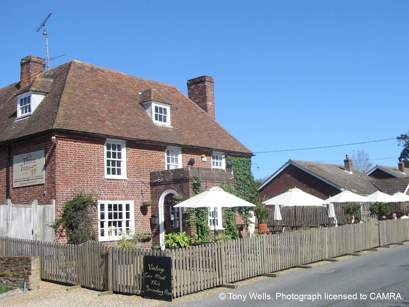 Tuns at Staple House, Staple - External #1 © Tony Wells. (Pub, External, Key). Published on 06-07-2025