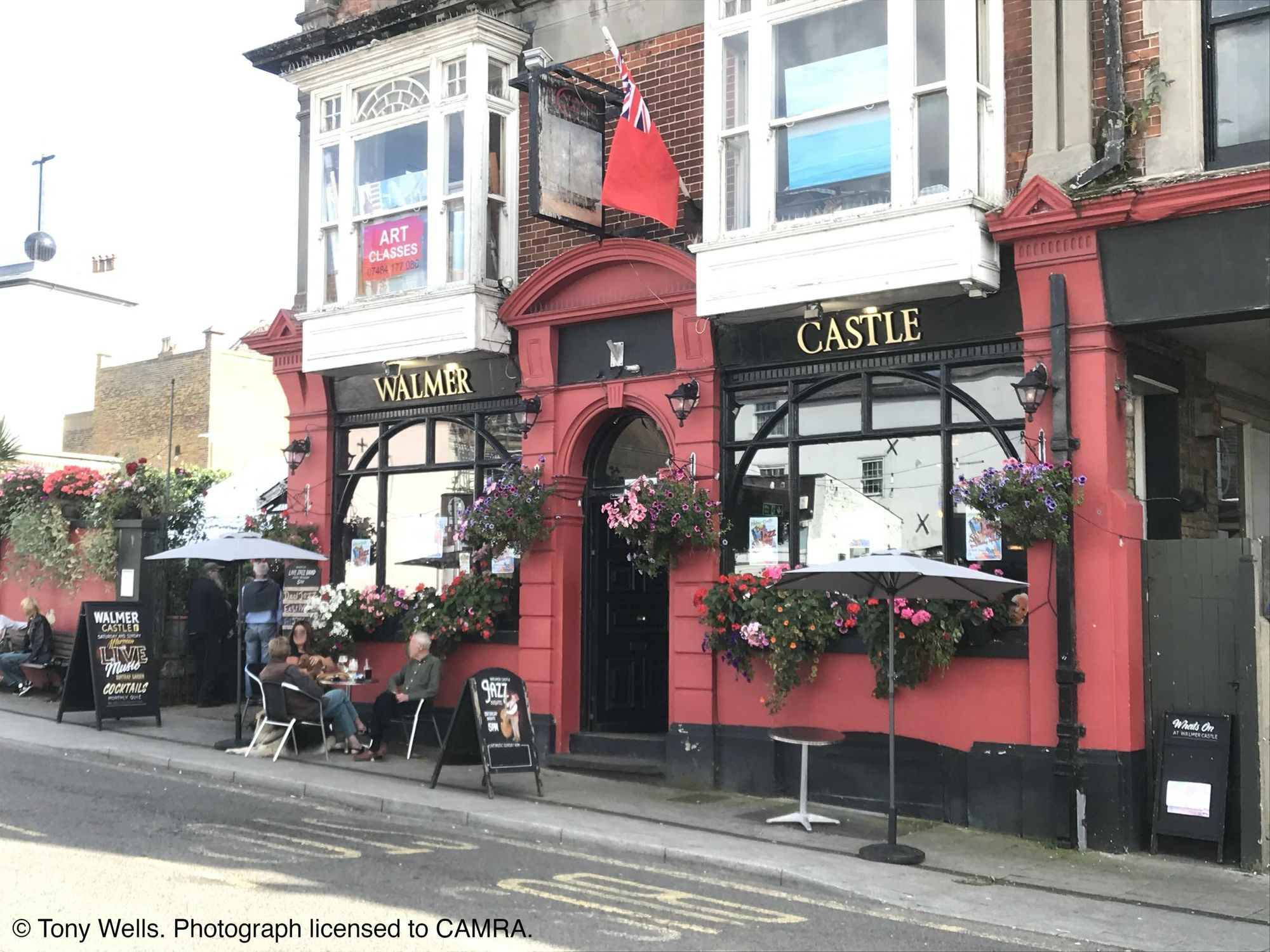 Walmer Castle, Deal - External #2 © Tony Wells. (Pub, External). Published on 26-08-2024