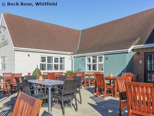 Rock Rose, Whitfield - Patio © Rock Rose. (Pub, Garden). Published on 20-02-2022