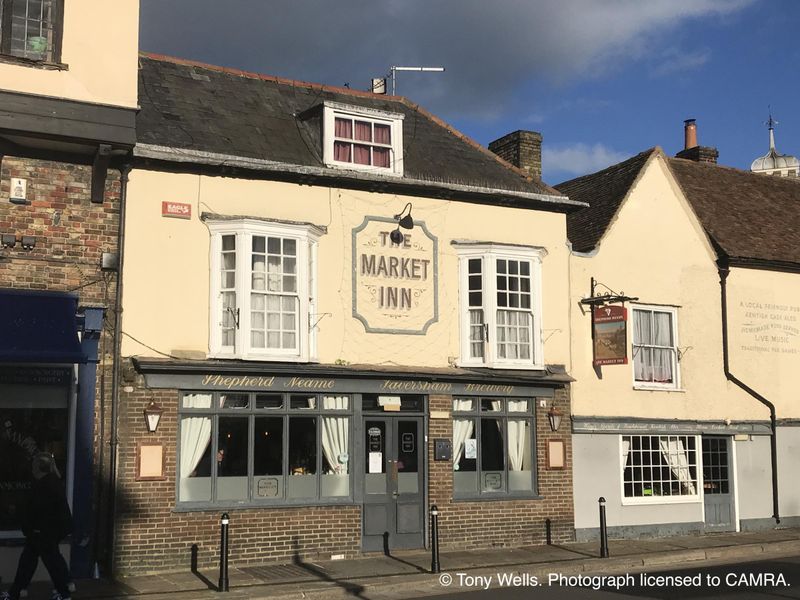 Market Inn, Sandwich - External © Tony Wells.. (Pub, External, Key). Published on 13-05-2024