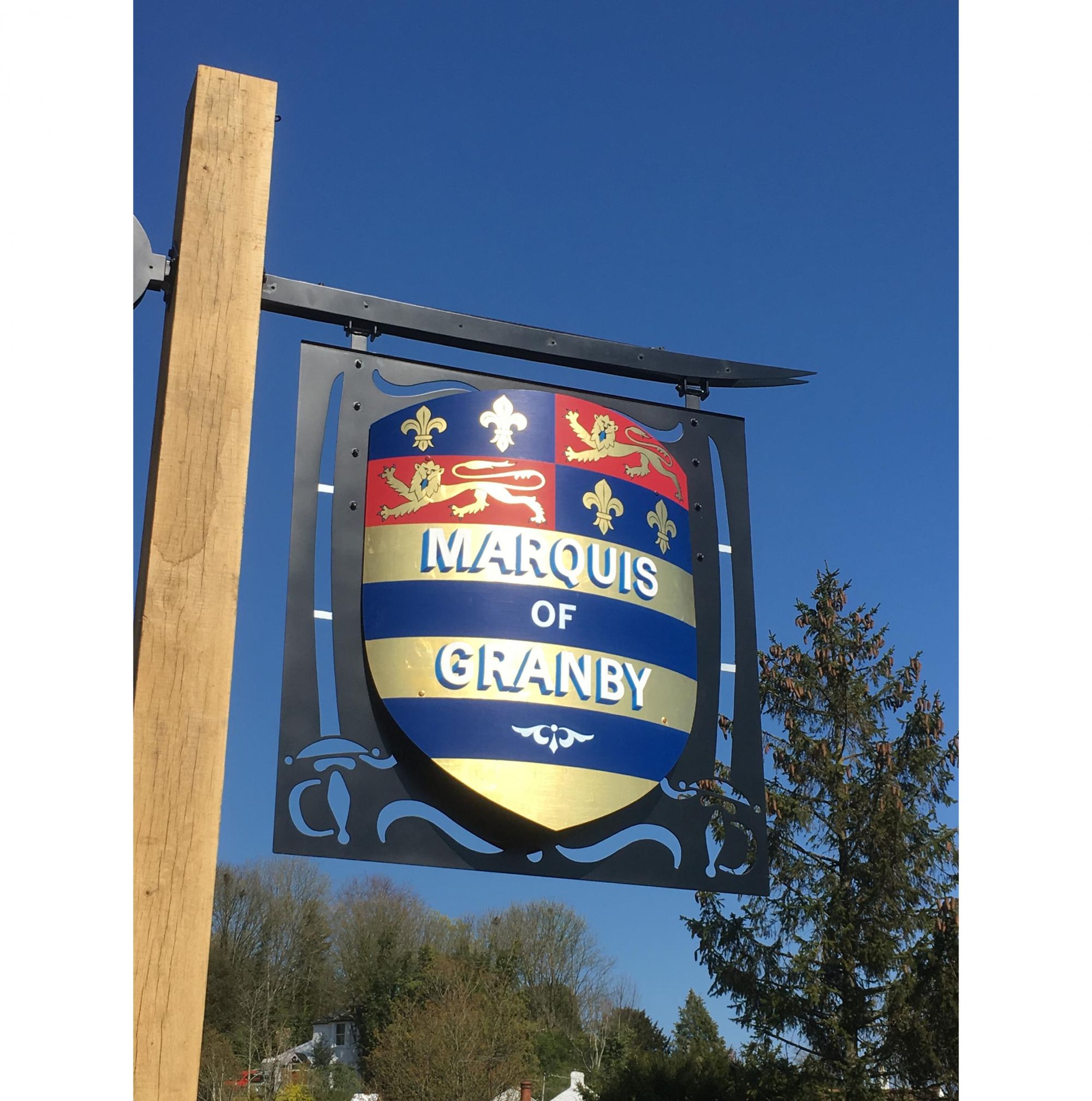 Marquis of Granby, Alkham - Sign © Tony Wells. (Pub, Sign). Published on 12-06-2019