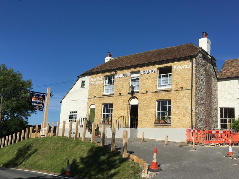 Marquis of Granby, Alkham - External #1 © Tony Wells. (Pub, External, Key). Published on 23-06-2019