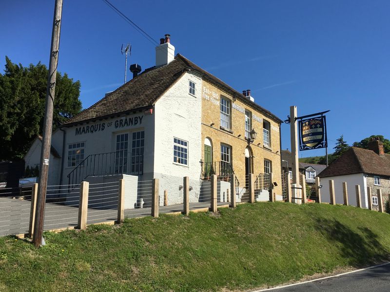 Marquis of Granby, Alkham - External #2 © Tony Wells. (Pub, External). Published on 23-06-2019