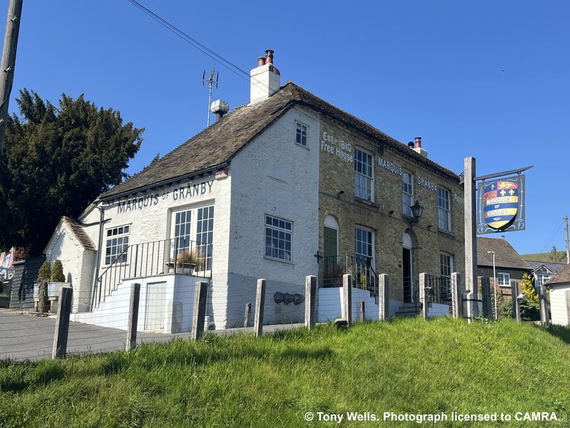 Marquis of Granby, Alkham - External #1 © Tony Wells. (Pub, External, Key). Published on 26-04-2026
