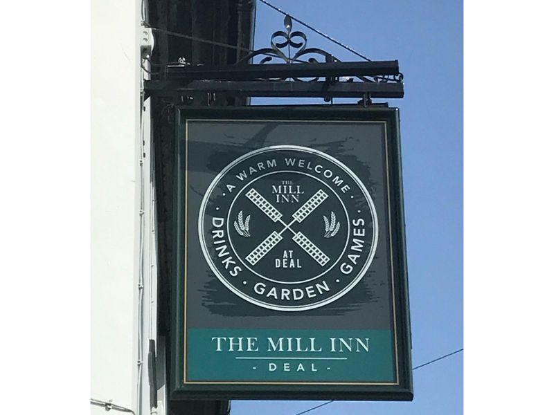 Mill Inn, Deal - Sign © Tony Wells. (Pub, Sign). Published on 19-09-2024 