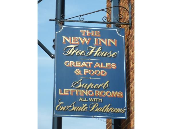 New Inn, Sandwich - Sign © Tony Wells. (Pub, Sign). Published on 22-06-2015