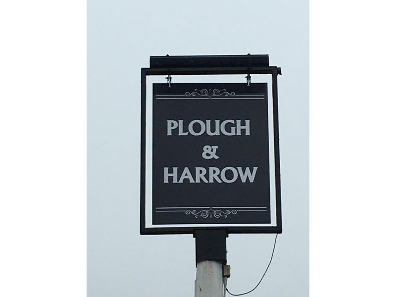 Plough & Harrow, Tilmanstone - Sign © Tony Wells.. (Pub, Sign). Published on 19-06-2021